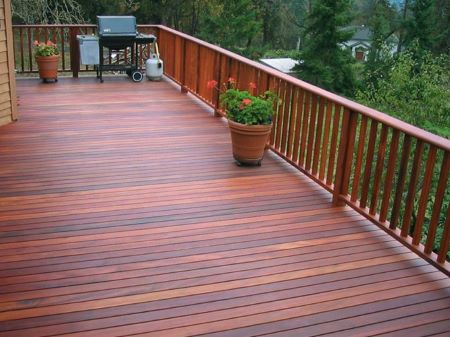 Hardwood Decking Material